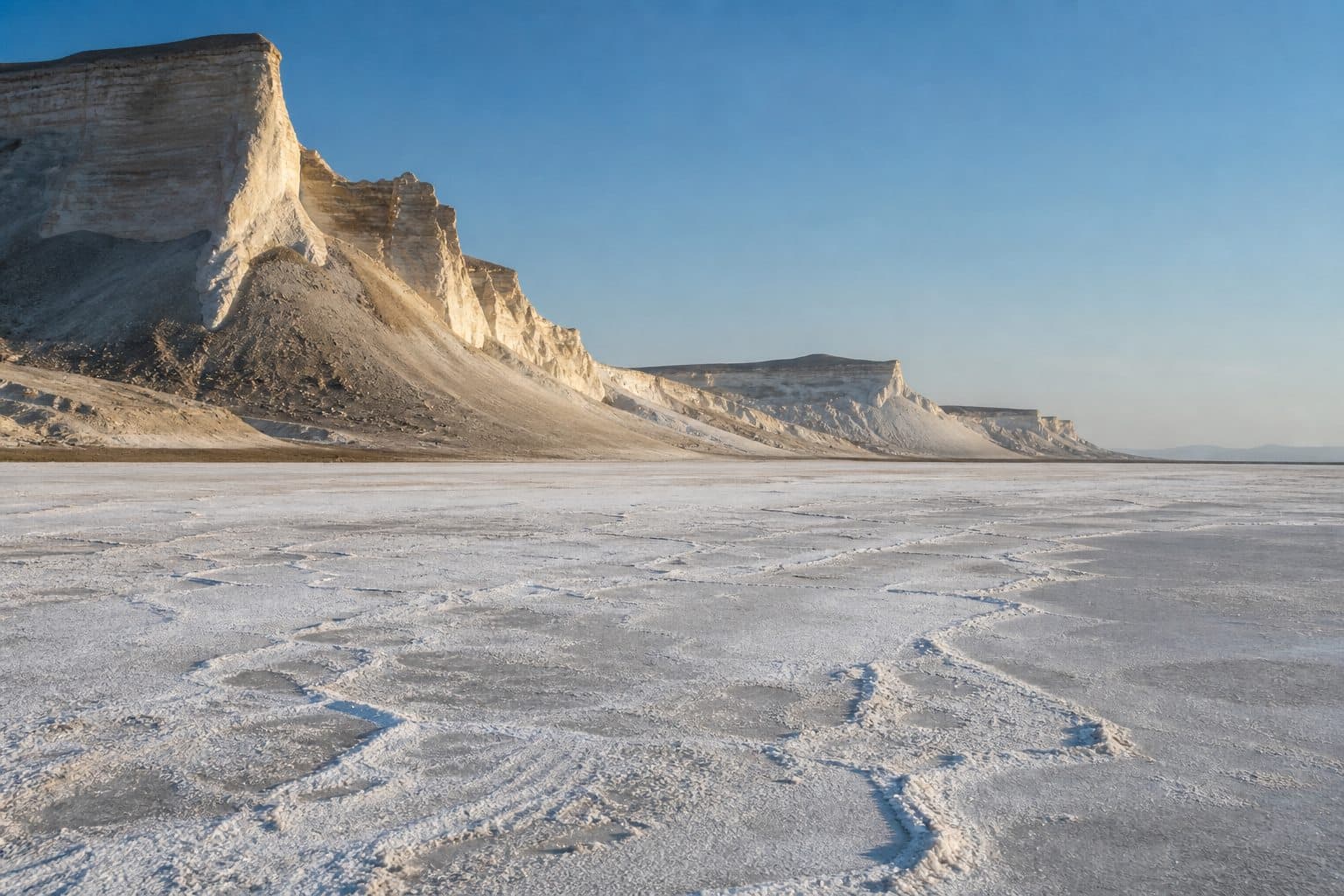 Tuzbair Salt Flats photo